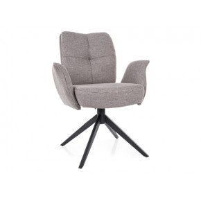 Стул SIGNAL WING Brego 07 серый/черный, поворотный